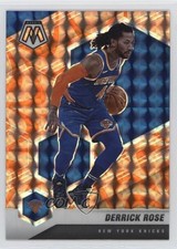 2020-21 Panini Mosaic Reactive Orange Prizm Derrick Rose #123 1i6r