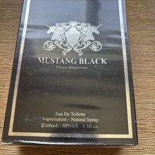 New Men's MUSTANG BLACK Eau de Toilette Natural Spray 100ml - 3.4 fl oz