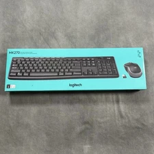 Logitech MK270 Wireless Combo Keyboard/Mouse USB Black 920004536 BRAND NEW