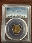 1908 $2.50 Indian Head Gold Quarter Eagle - PCGS AU58