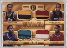 2014 Gold Standard Newly Minted Memorabilia Quads 4/25 CJ Wilcox PJ Hairston rp9