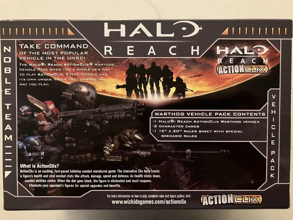 ACTION CLIX: HALO REACH WARTHOG 行动包 完好带盒 — 第 2/2 张图片