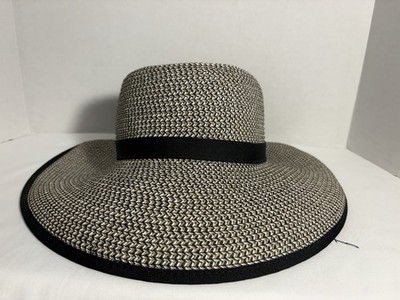 Riviera Packable Straw Scarf Sun Hat Wide Brim