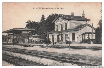 CAR-AGRP23-1074-52 BRICON La Gare Postkarte aus Haute-Marne 52