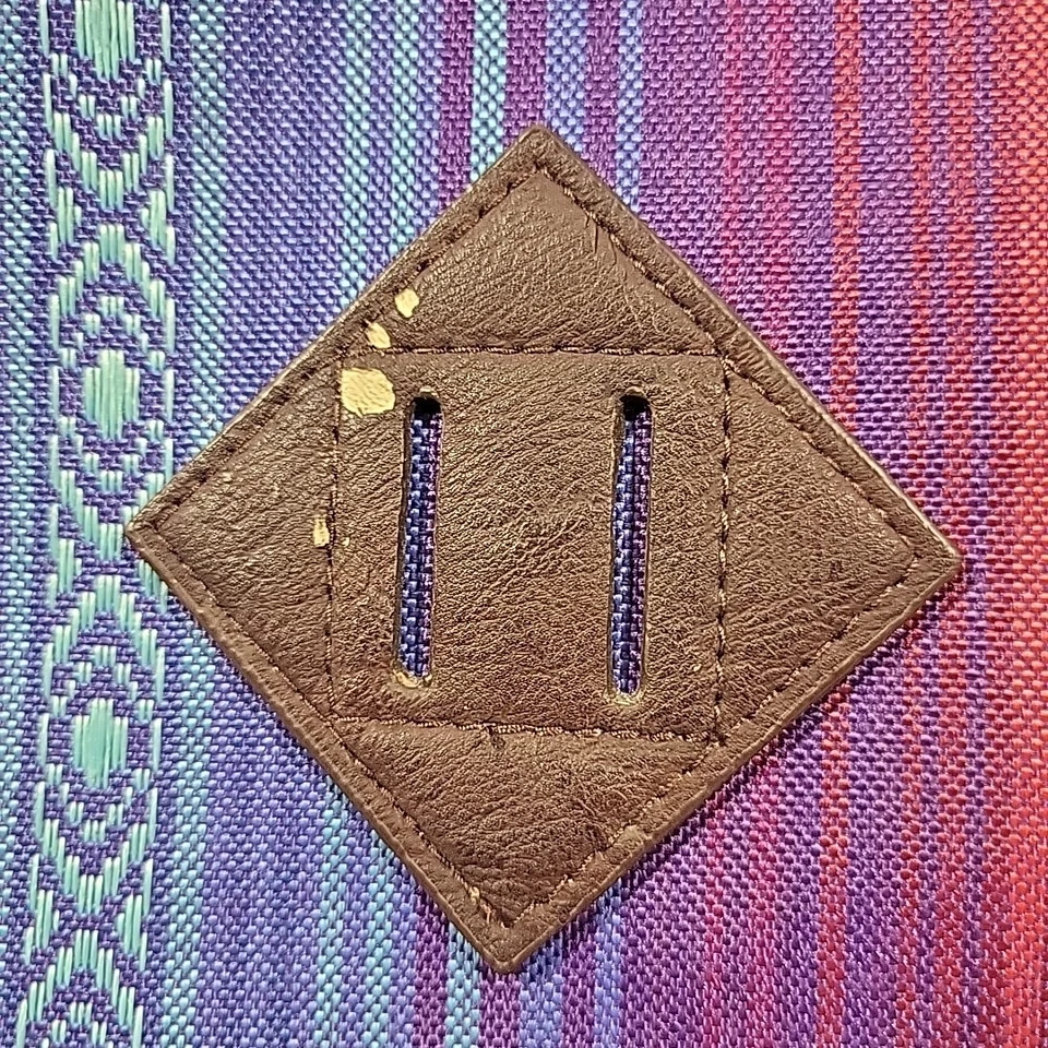 Редкий винтажный JanSport Aztec Messenger ноутбука книга сумка через плечо унисекс недостаток - Изображение 3 из 4