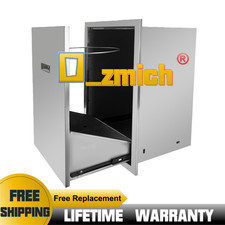 Outdoor Kitchen Drawers BBQ Drawer 19.7?x 29" Stainless Steel Cabinet Island new