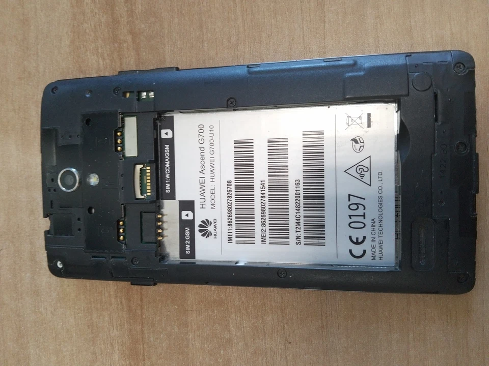 HUAWEI G700 Smartphone Android DUAL SIM Per Ricambi - Immagine 3 di 4