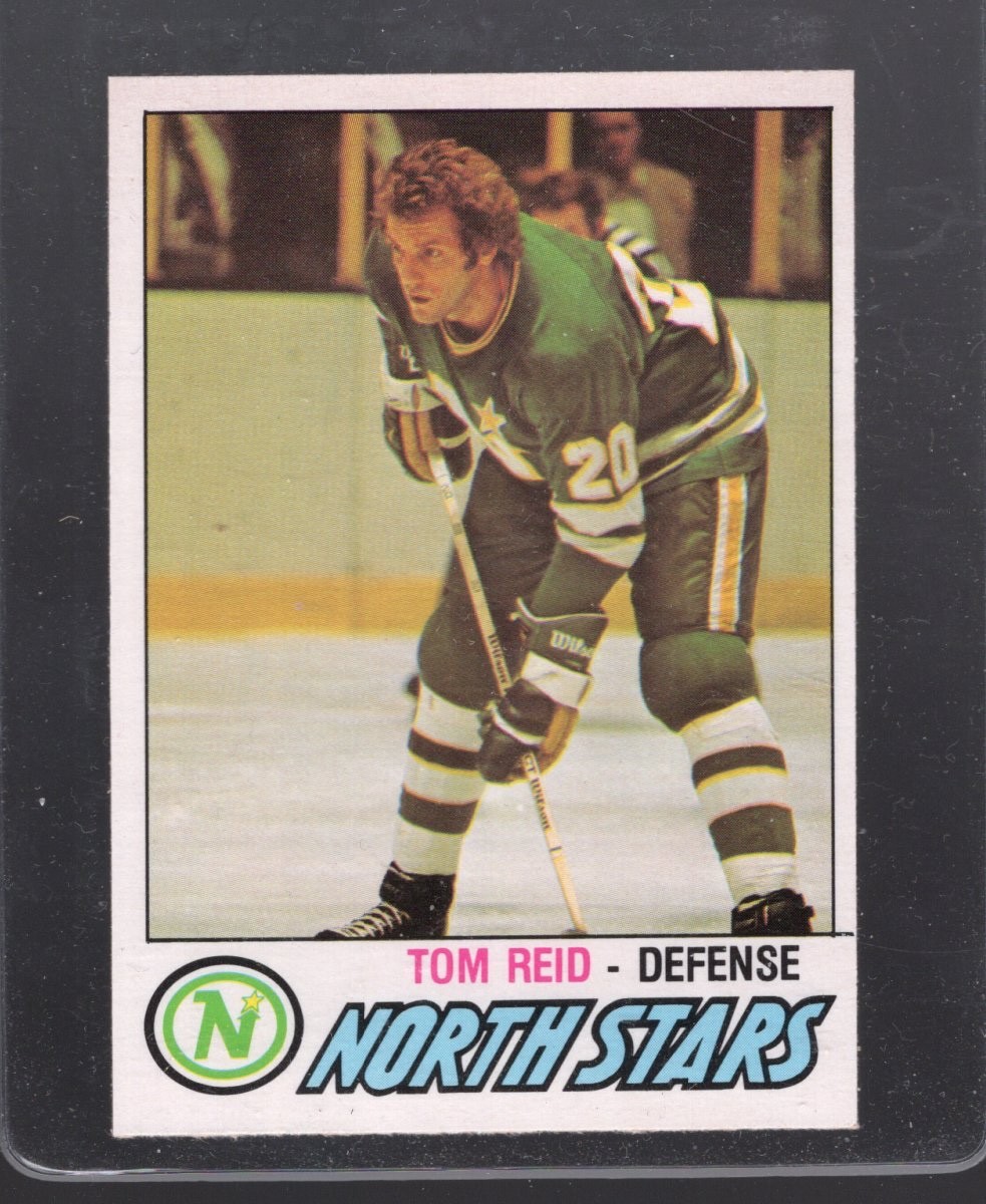 1977 O-Pee-Chee #306 Tom Reid Near Mint , Free Shipping