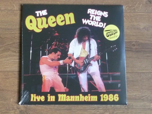 QUEEN -  REIGNS THE WORLD - LIVE 1986  LTD ED DOUBLE YELLOW VINYL   NEW (SEALED)