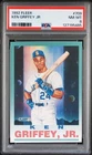 Ken Griffey Jr 1992 Fleer #709 Pro Visions PSA 8 NM-MT Seattle Mariners