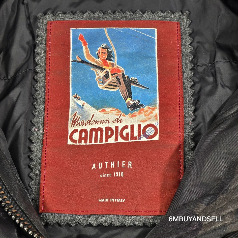 Auténtico Abrigo Chaqueta Grande Madonna Italiano Camuflaje Plumón Invierno Trabajo Y2k De Colección Foto 3 de 4