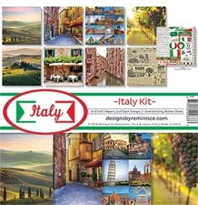 Reminisce Collection Kit 12"X12"-Italy