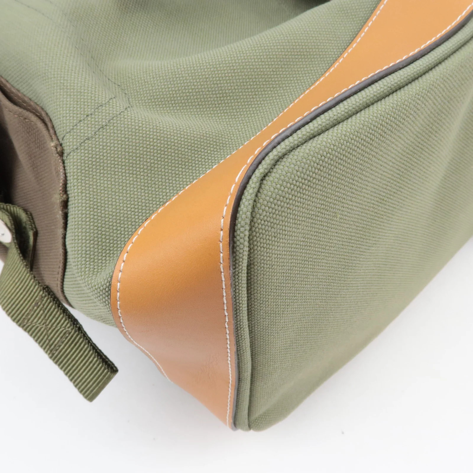 LOEWE Anagram Convertible Backpack Canvas Khaki A… - image 6