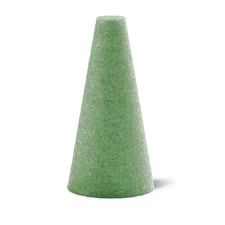 FloraCraft Styrofoam Cones 6"X3" Bulk-Green 48 per Package
