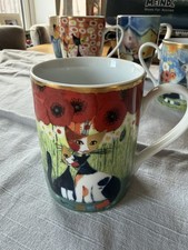 Goebel Rosina Wachtmeister Cat Mug Nico e Nicola - Rare Collectible 