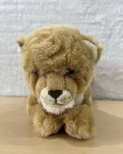 FAO Schwarz 2019 Plush Lion Cub Stuffed Animal 16  Tan Brown Soft Toy