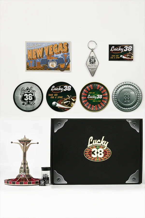 Fallout New Vegas Welcome to the Lucky 38 Bundle Casino Statue