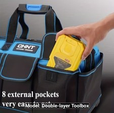 Electrician Bag+ Multimeter Lage Canvas Bag Bonus Free Multimeter All Funtions