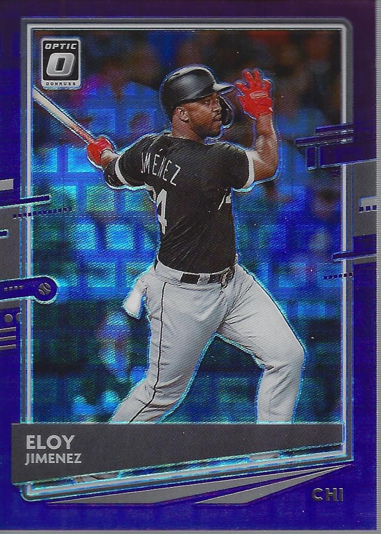 2020 Donruss Optic Pandora Purple #136 Eloy Jimenez /99 - BB