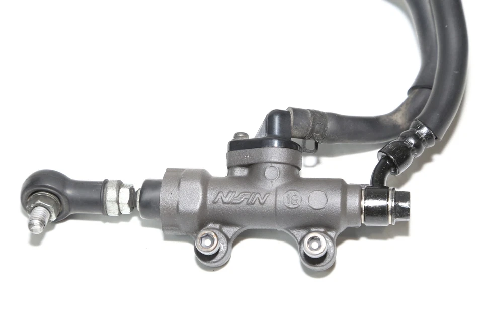 2007-2012 Honda Cbr600rr Rear Back Brake Master Cylinder W Reservoir OEM - Image 2 of 4