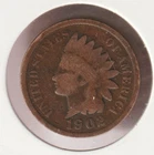 US Rare Old West 1902 Indian Head Penny Coin American Collection Shield Cent USA