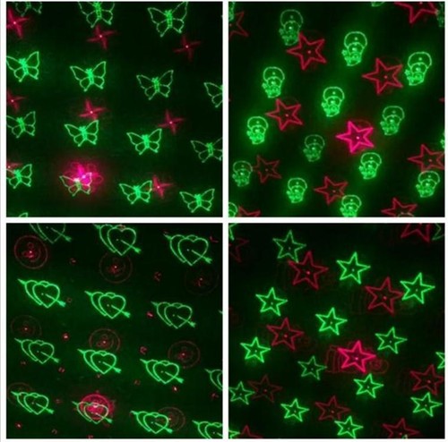 Outdoor Waterproof Projection Lights Stage Green Lamp Christmas New Year Party - Picture 4 of 13