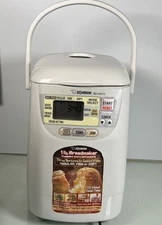 Zojirushi BB-HAC10 Programmable Home Bakery Mini Breadmaker White 1 Pound Loaf