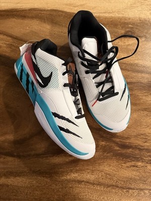 Nike Ja 1 Reverse Scratch White Blue Basketball Shoes! Size: 13