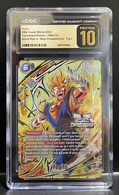 ベジット チャンピオンシップ　プロモ CGC PRISTINE 10 CS Dragon Ball Card Vegito Championship Promo CGC PRISTINE 10 CS