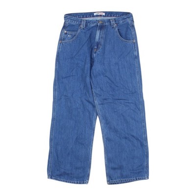 Tommy Hilfiger Daisy Low Rise Baggy Jeans Damen W32 L30 Blau Relaxed Fit