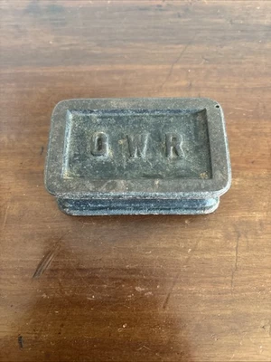 Antique Railway GWR Great Western Rail Cast Iron Paperweight Heavy 1kg 4" - Image 1 of 4