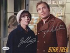 WILLIAM  SHATNER  & JOAN COLLINS Signed STAR TREK 8x10 Photo