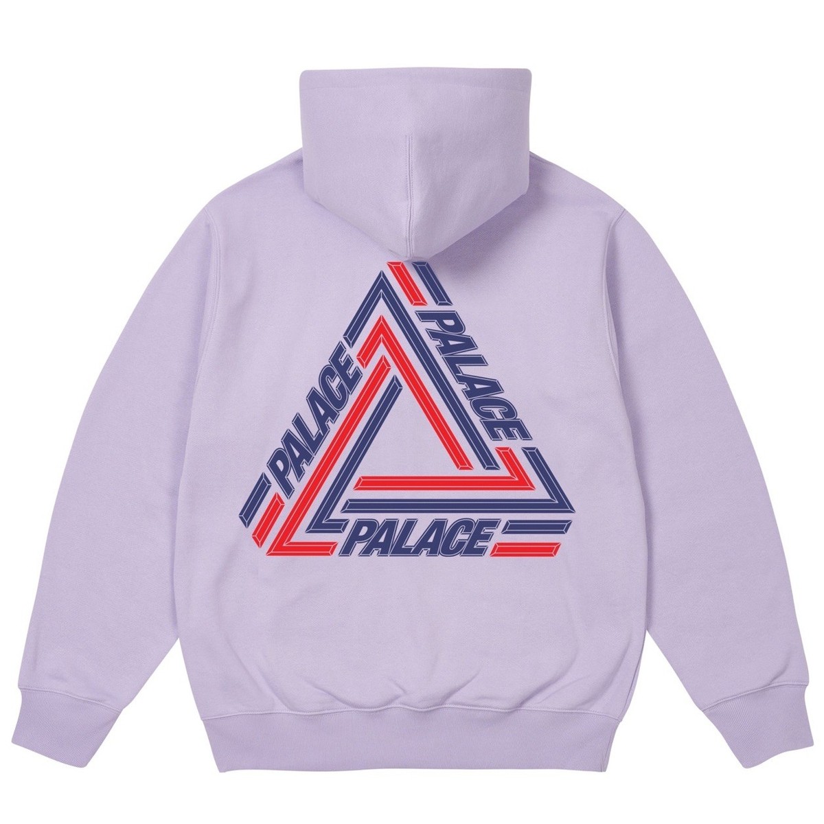 Tri-Line Hood Pastel Purple Winter 2024 Palace Size XL Hoodie