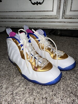 Nike Little Posite  Peanut Butter & Jelly  Youth Size 7Y Womens 8.5 (644791-103)