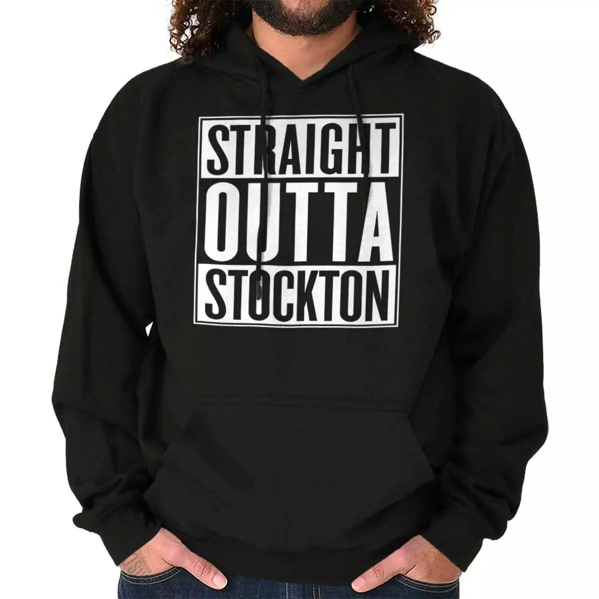 Straight Outta Stockton CA City Movie T Shirts Gift Ideas Hoodie Sweatshirt