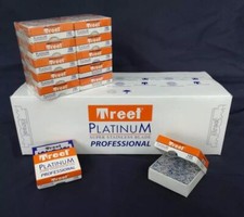 1000 Treet Platinum single edge razor blade Shaving Straight Barber Salon 10X100
