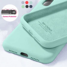 Liquid Silicone Shockproof Case Cover For iPhone 15 14 13 12 Pro Max 11 XR XS 8+