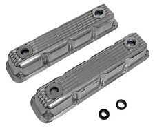 Fits 1992-03 Sb Mopar Dodge Magnum Finned Aluminum Valve Covers 318 360