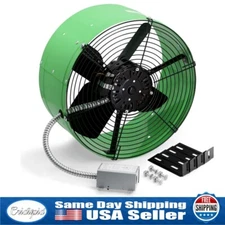 15 Inch Gable Mount Fan 1650 CFM Gable Mount Attic Fan w/ Adjustable Thermostat