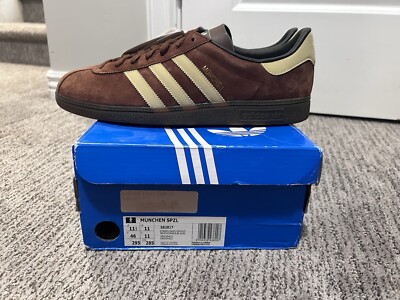 Adidas Munchen SPZL Brown Size 11.5 New In box 2015 Rare Spezial Samba Gazelle