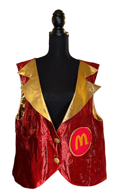 Ronald McDonald Cosplay Costume, Unisex Adult Clown Jumpsuit For Masquerade Parties-897813