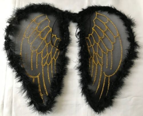 1 Large Angel Butterfly Fairy Wings Fancy Dress costume Hen Party Halloween - Picture 2 of 4