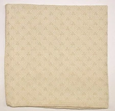 (6) Cotton Park Cottage Napkins ~ Diamond Bone ~ 18" x 18" Square **NEW**