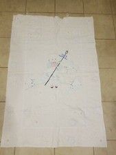 Vintage Handmade Little Bo Peep Quilt Baby Crib Quilt 48x32
