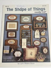 Graph It Arts The Shape of Things Country Ovals Cats Flower Cross Stitch Pattern