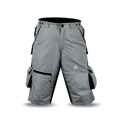 MTB Cycling Shorts Off Road Bike Coolmax Padded Detachable Liner Baggy Knicks - Picture 2 of 8