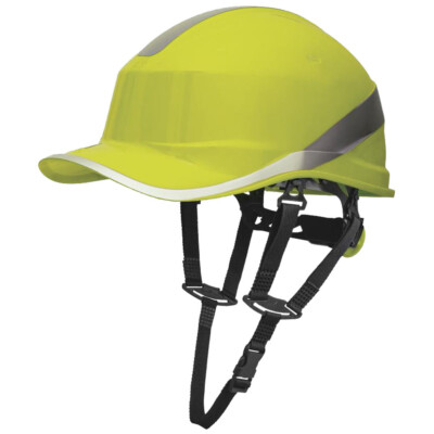 Schutzhelm DELTAPLUS DIAMOND VUP KINNRIEMEN Bauhelm Arbeitschutzhelm Gelb