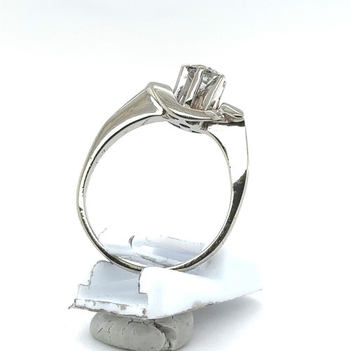 Anello solitario 18 carati 750 solitario RG 62 0,52 ct diamante mezzo carato pezzo unico brillante - Foto 11 di 22