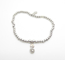 Clogau Silver & Rose Gold White Topaz Tree of Life Affinity Bead Bracelet 16cm