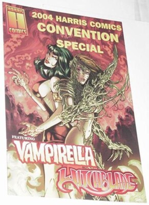2004 Harris Convention Spec Vampirella Witchblade Crossover Liam Sharp x
